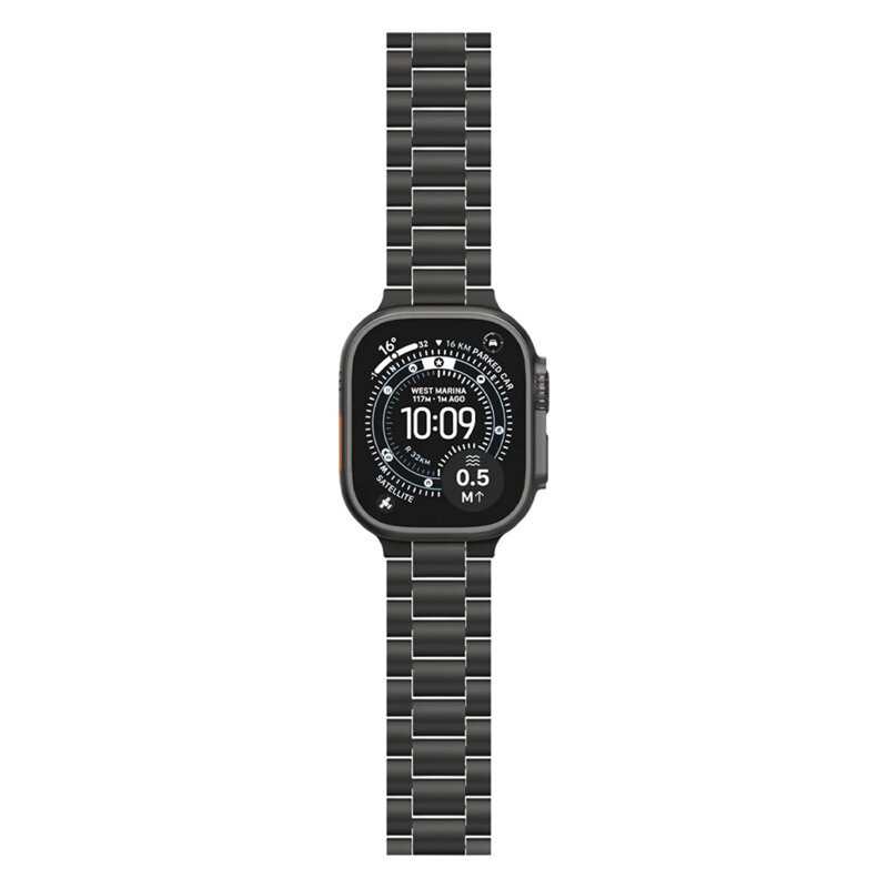 Curea Apple Watch 9 45mm Spigen Modern Fit, Titanium Black