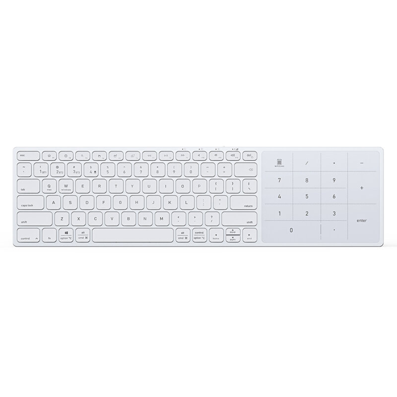 Tastatura universala Bluetooth 500mAh Dux Ducis LK Pro, alb