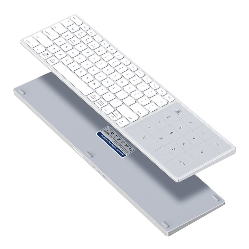 Tastatura universala Bluetooth 500mAh Dux Ducis LK Pro, alb