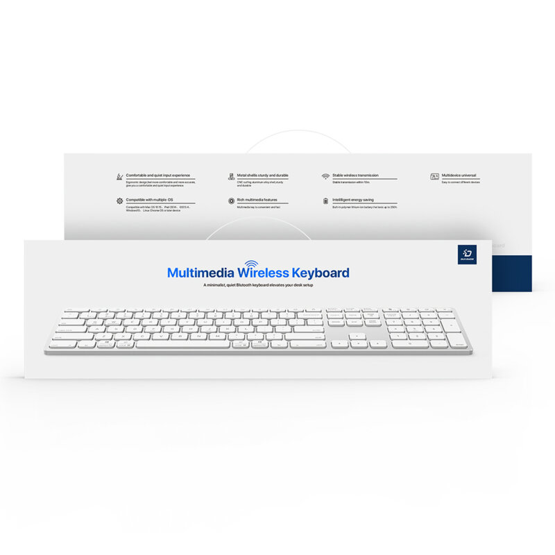 Tastatura Bluetooth standard Type-C, 180mAh Dux Ducis LK, negru