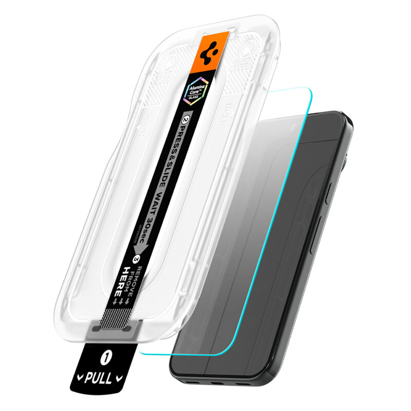 [Pachet 2x] Folie Google Pixel 11 Pro Spigen Glas.tR EZ Fit Pro, transparenta