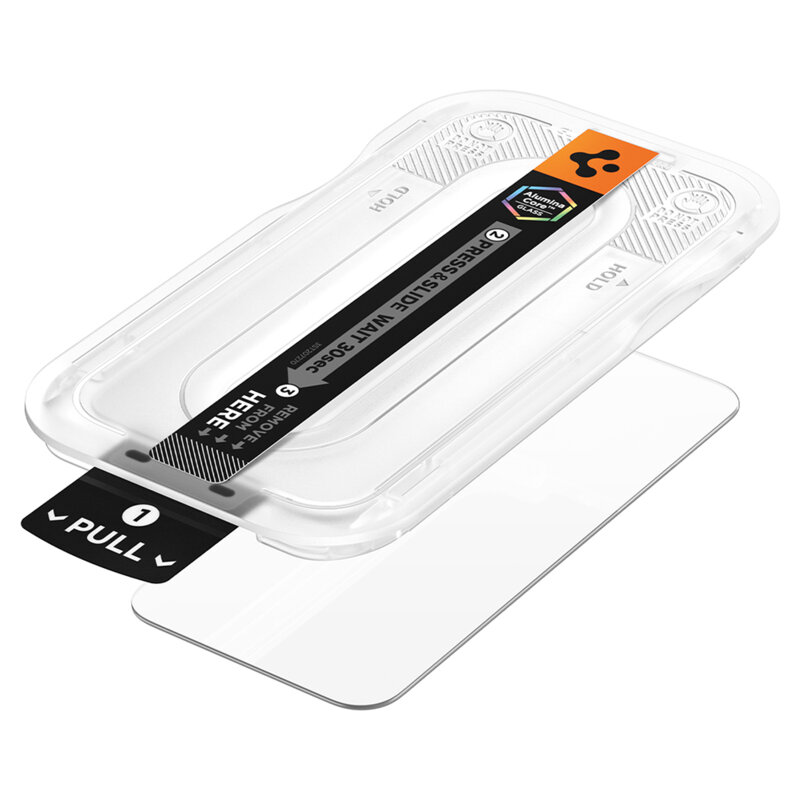[Pachet 2x] Folie Google Pixel 11 Pro Fold Spigen Glas.tR EZ Fit Pro, transparenta