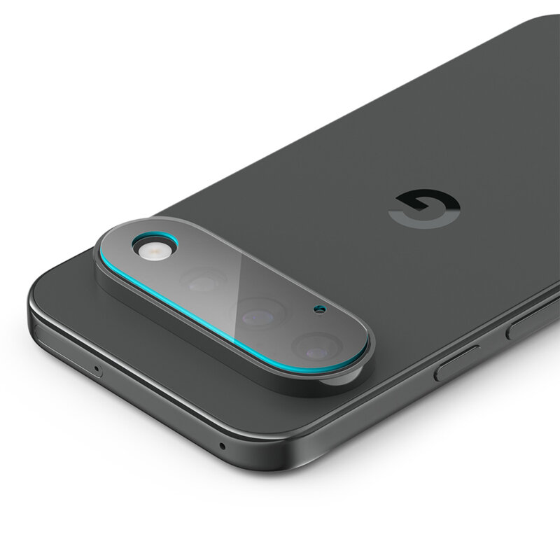 [Pachet 2x] Folie sticla camera Google Pixel 11 Spigen Glas.tR Optik EZ Fit Pro, negru
