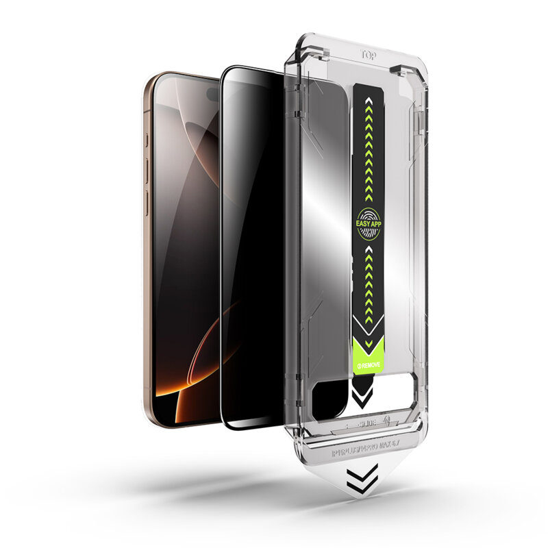 Folie iPhone 18 Pro Max Techsuit TitanGlass FullCover, privacy
