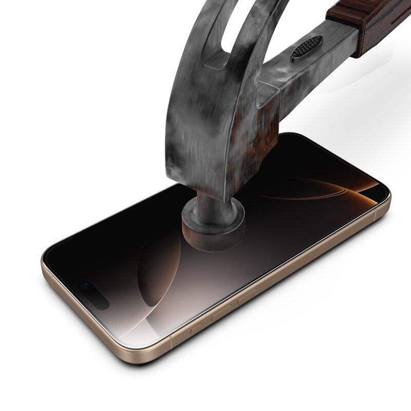 [Pachet 2x] Folie iPhone 18 Pro Techsuit TitanGlass FullCover, privacy