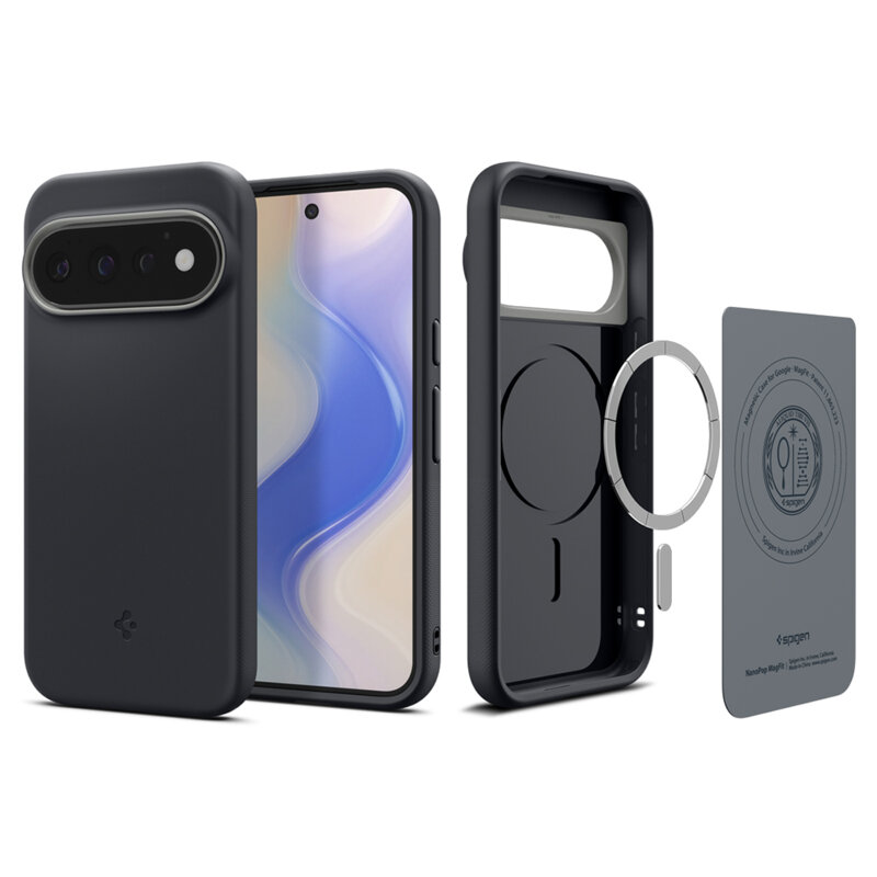 Husa Google Pixel 11 Pro Spigen Caseology Nano Pop MagSafe, negru