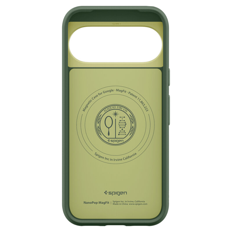 Husa Google Pixel 11 Spigen Caseology Nano Pop MagSafe, verde