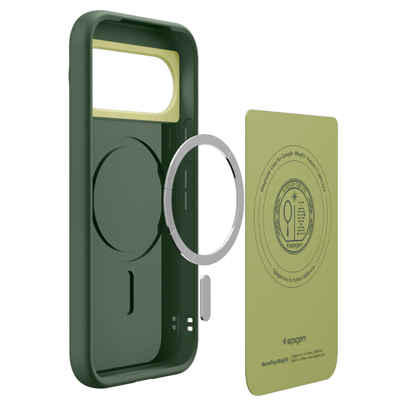Husa Google Pixel 11 Spigen Caseology Nano Pop MagSafe, verde
