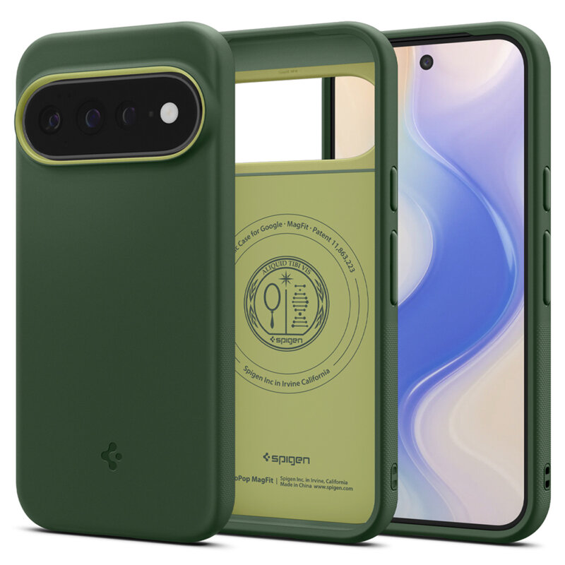 Husa Google Pixel 11 Pro XL Spigen Caseology Nano Pop MagSafe, verde