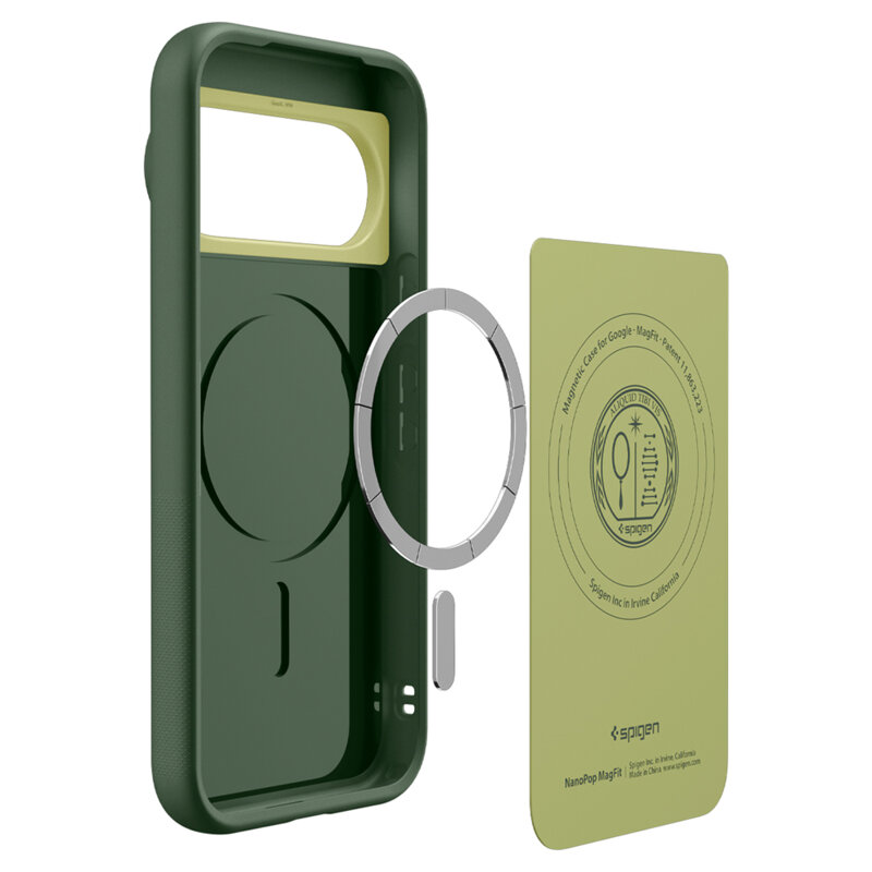 Husa Google Pixel 11 Pro XL Spigen Caseology Nano Pop MagSafe, verde