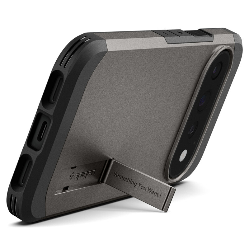 Husa Google Pixel 11 Pro Spigen Tough Armor MagSafe, cenusiu