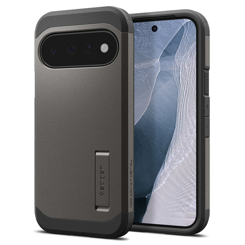Husa Google Pixel 11 Spigen Tough Armor MagSafe, cenusiu