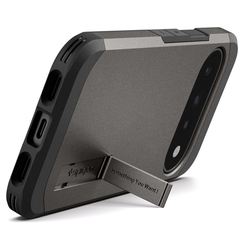 Husa Google Pixel 11 Spigen Tough Armor MagSafe, cenusiu