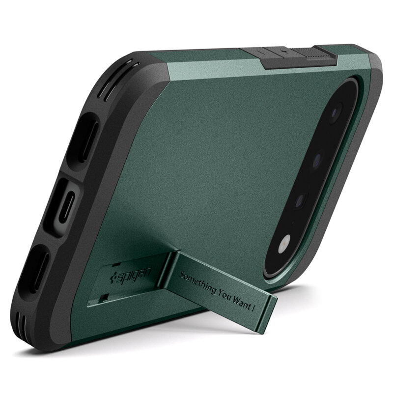 Husa Google Pixel 11 Spigen Tough Armor MagSafe, verde