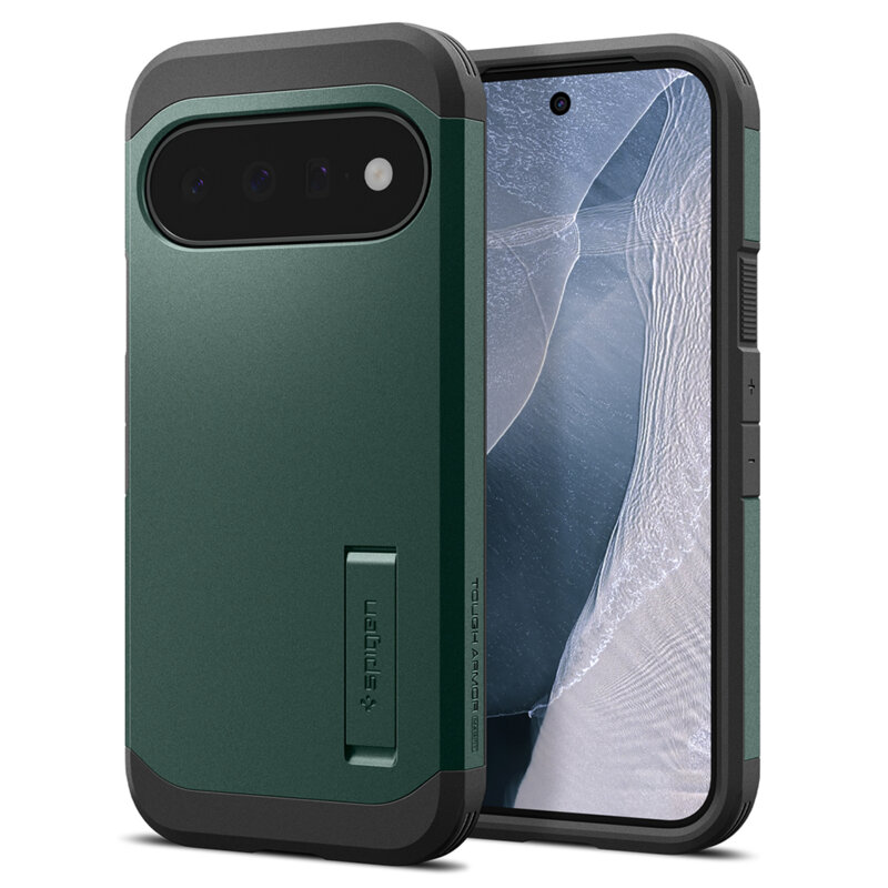Husa Google Pixel 11 Spigen Tough Armor MagSafe, verde