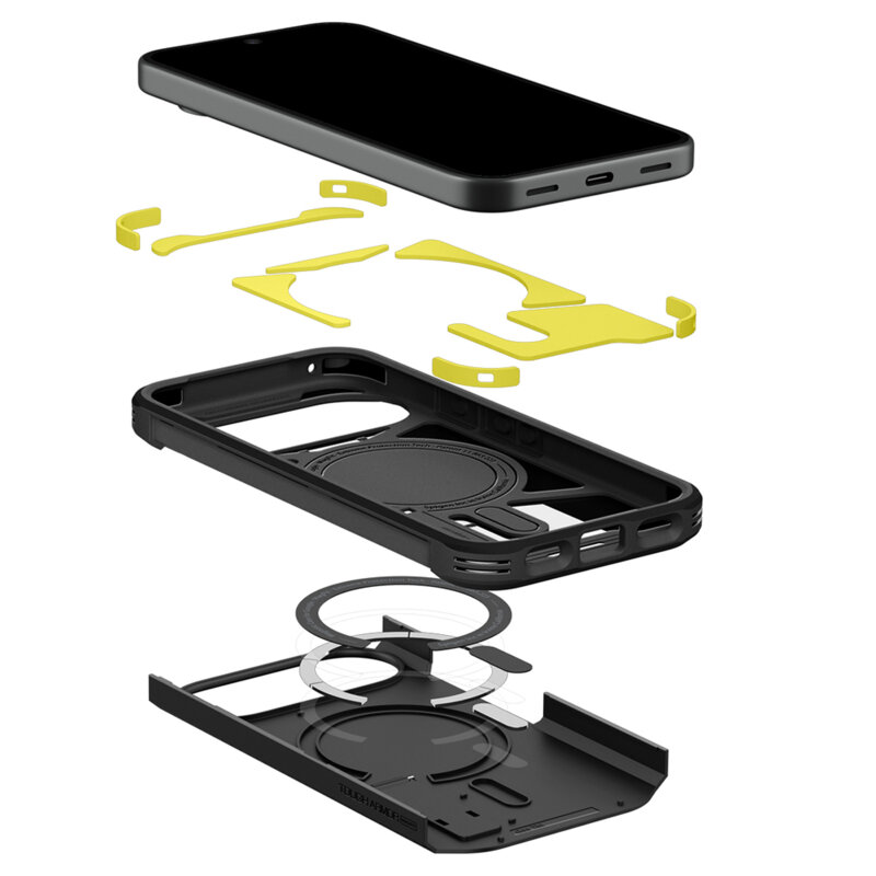 Husa Google Pixel 11 Spigen Tough Armor MagSafe, negru
