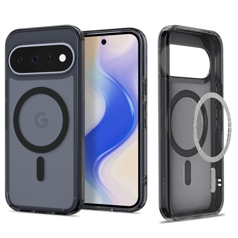 Husa Google Pixel 11 Spigen Ultra Hybrid MagSafe, cenusiu