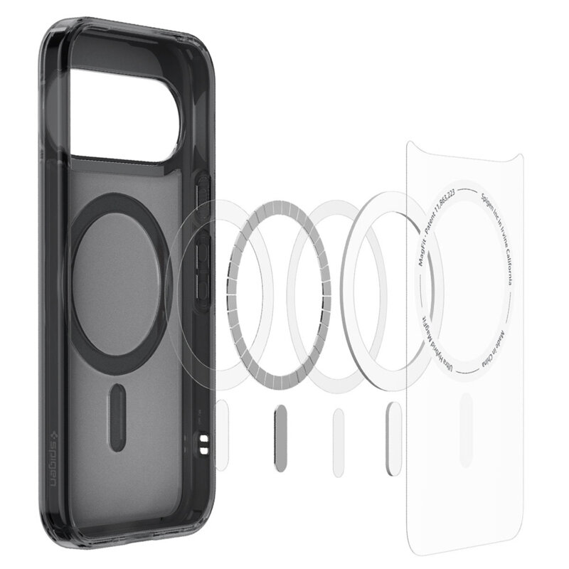 Husa Google Pixel 11 Spigen Ultra Hybrid MagSafe, cenusiu