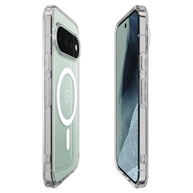 Husa Google Pixel 11 Pro Spigen Ultra Hybrid MagSafe, alb