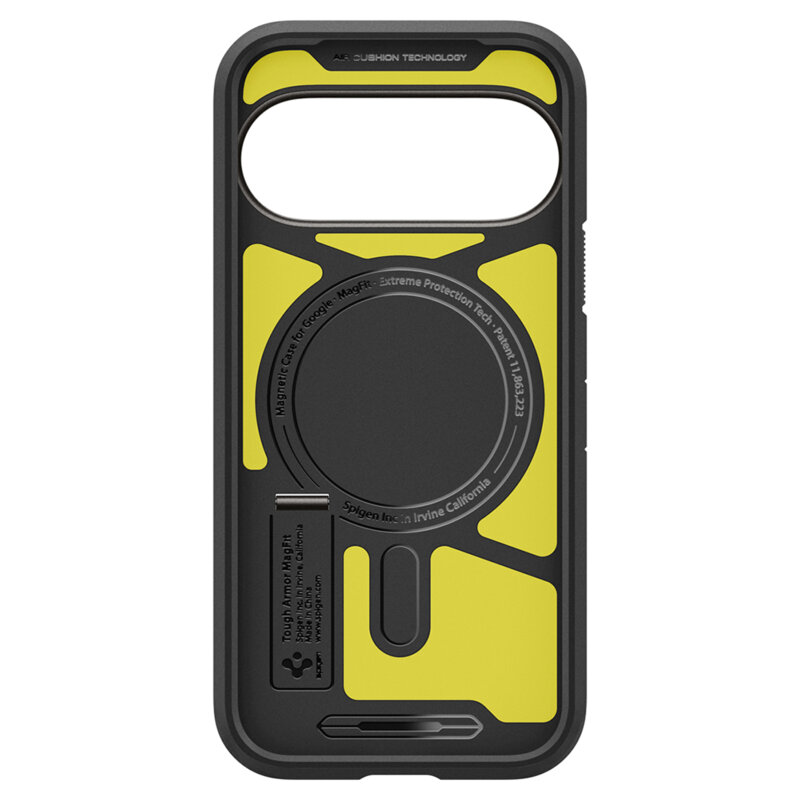Husa Google Pixel 11 Pro XL Spigen Tough Armor MagSafe, cenusiu