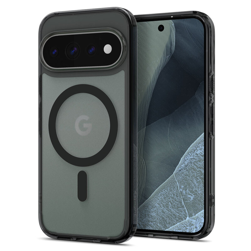 Husa Google Pixel 11 Pro XL Spigen Ultra Hybrid MagSafe, cenusiu