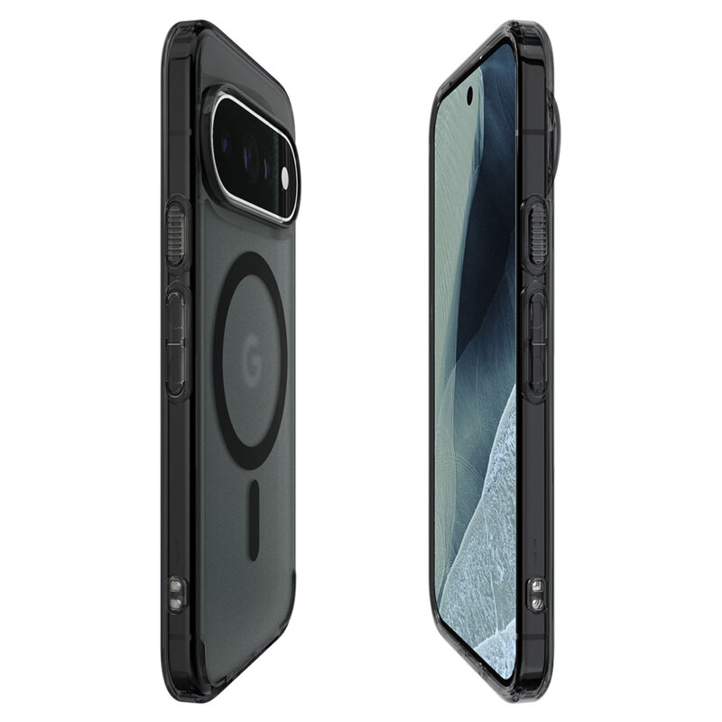 Husa Google Pixel 11 Pro XL Spigen Ultra Hybrid MagSafe, cenusiu