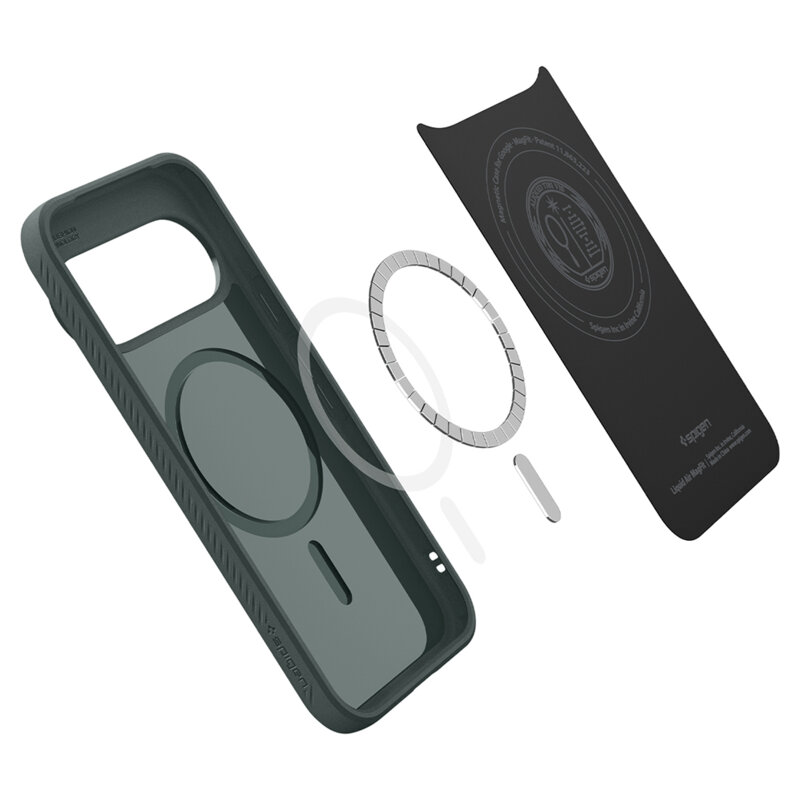 Husa Google Pixel 11 Pro XL Spigen Liquid Air MagSafe, verde