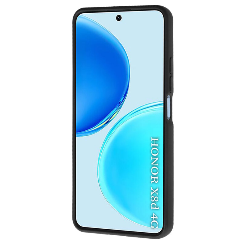 Husa Honor X8d Techsuit Glinth cu inel suport stand magnetic, negru