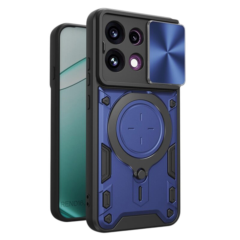 Husa Oppo Reno16 F Techsuit CamGuard Pro, albastru