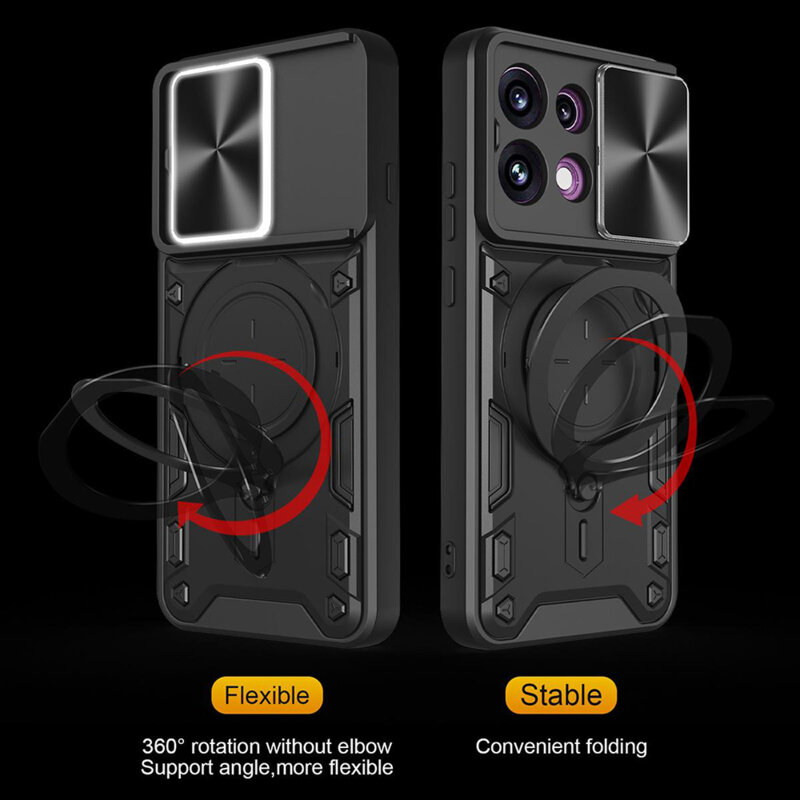 Husa Oppo Reno16 FS Techsuit CamGuard Pro, albastru