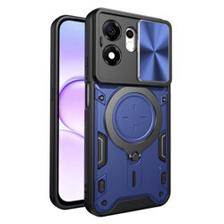 Husa Honor 600 Smart Techsuit CamGuard Pro, albastru