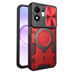 Husa Honor 600 Smart Techsuit CamGuard Pro, rosu