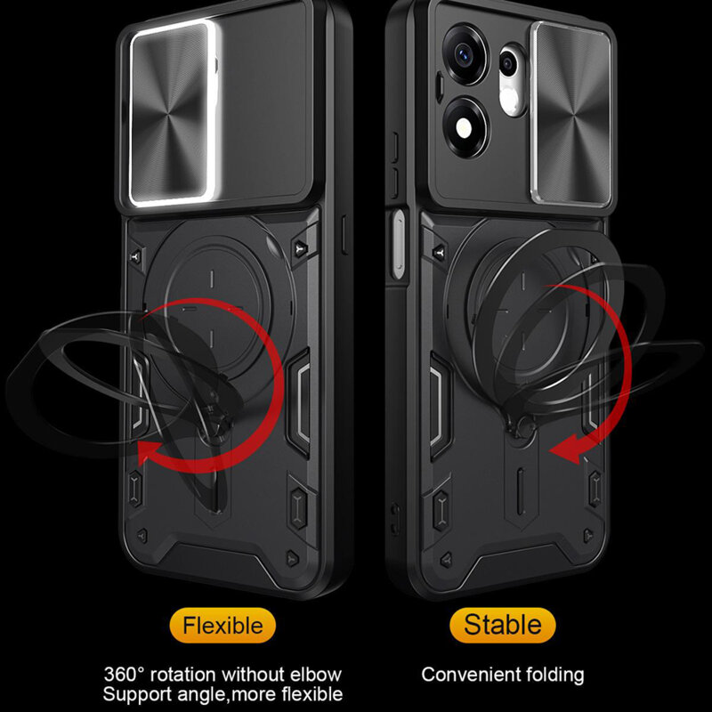 Husa Honor 600 Smart Techsuit CamGuard Pro, rosu