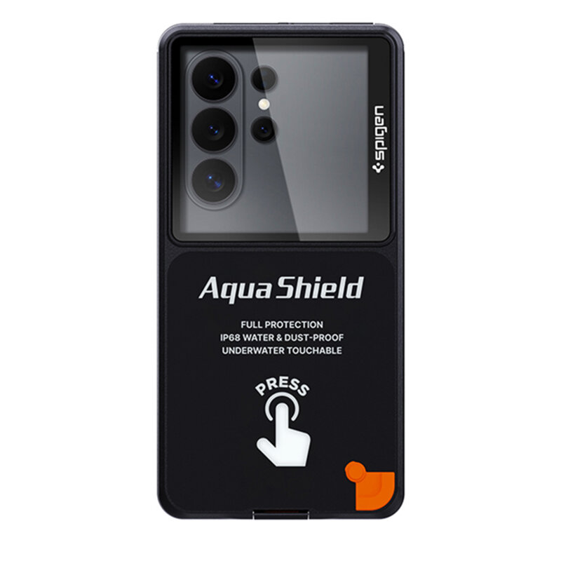 Husa subacvatica telefon waterproof Spigen A604, negru
