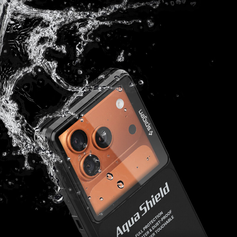 Husa subacvatica telefon waterproof Spigen A604, negru