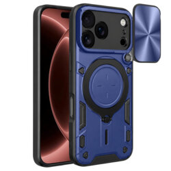 Husa iPhone 18 Pro Max Techsuit CamGuard Pro, albastru