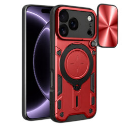 Husa iPhone 17 Pro Techsuit CamGuard Pro, rosu