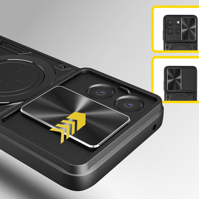 Husa Oppo Reno16 Techsuit CamGuard Pro, rosu