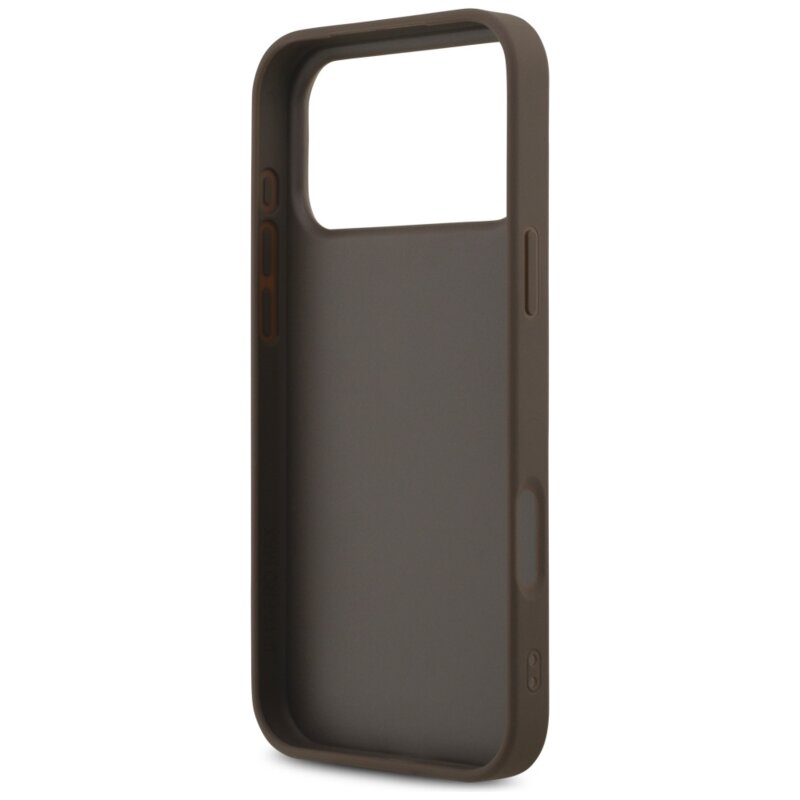 Husa originala Guess iPhone 18 Pro Max Hardcase 4G Classic Logo, maro, GUHCP18XG4GFBR