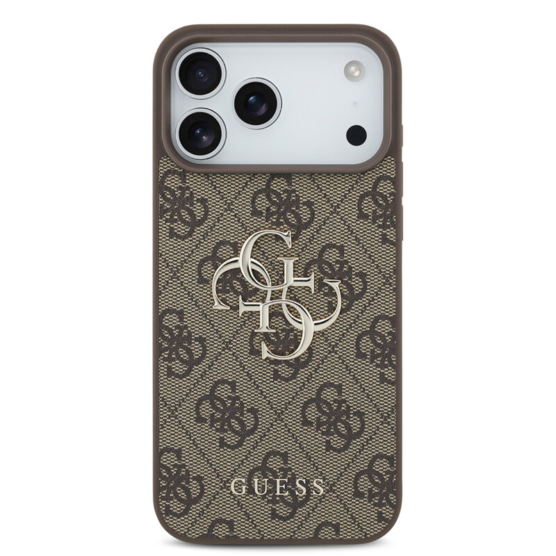 Husa originala Guess iPhone 18 Pro Max Hardcase 4G Big Logo, maro, GUHCP18X4GMGBR