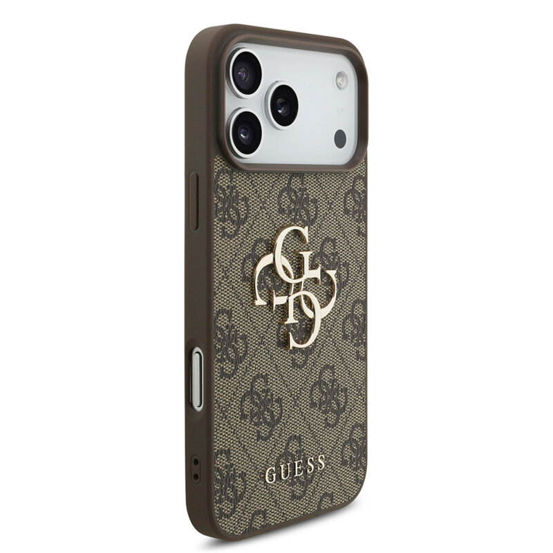 Husa originala Guess iPhone 18 Pro Max Hardcase 4G Big Logo, maro, GUHCP18X4GMGBR