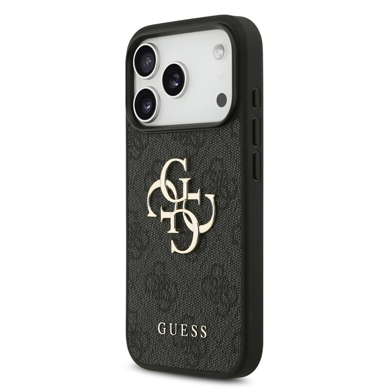 Husa originala Guess iPhone 18 Pro Max Hardcase 4G Big Logo, negru, GUHCP18X4GMGGR