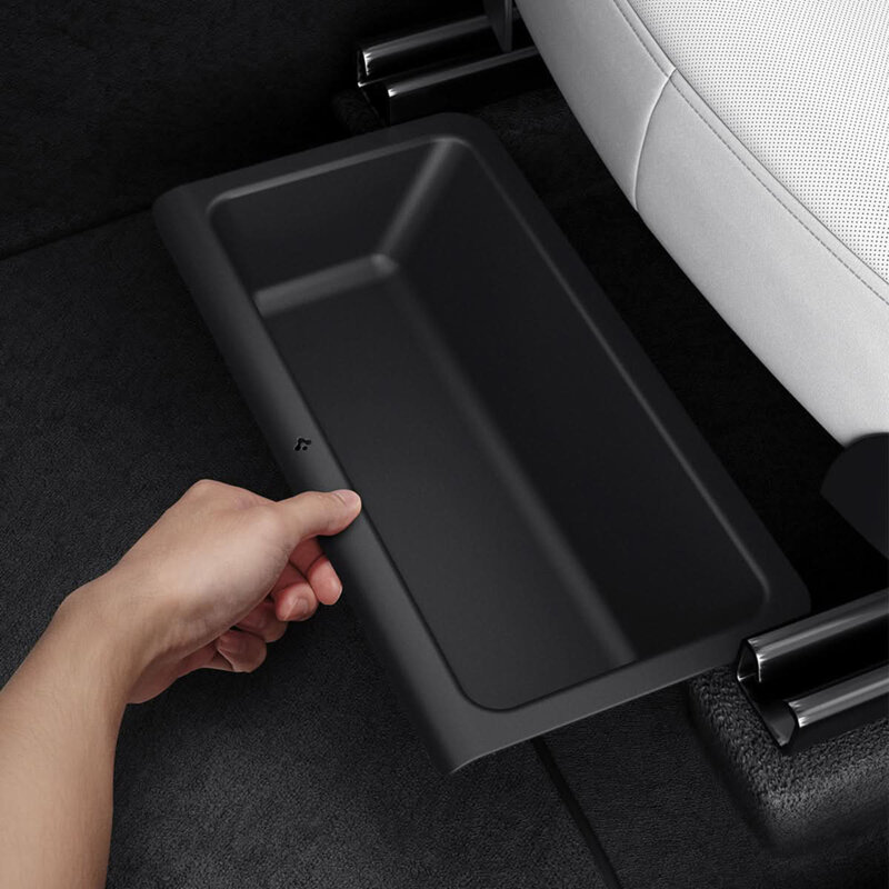 [Pachet 2x] Cutie depozitare, organizator scaun Tesla Model Y Juniper, Spigen, negru