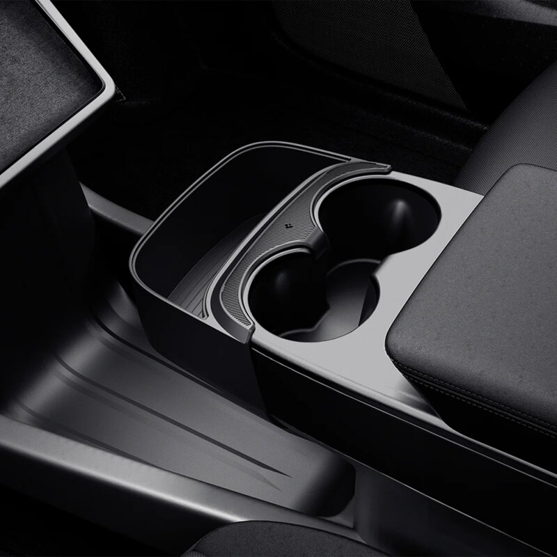 Extensie pentru consola centrala Tesla Model Y, Spigen, negru