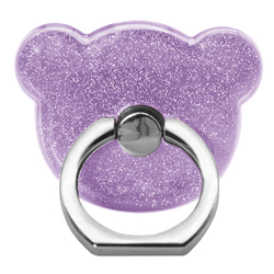 Suport Telefon/Tableta Glitter Bear Ring - Purple