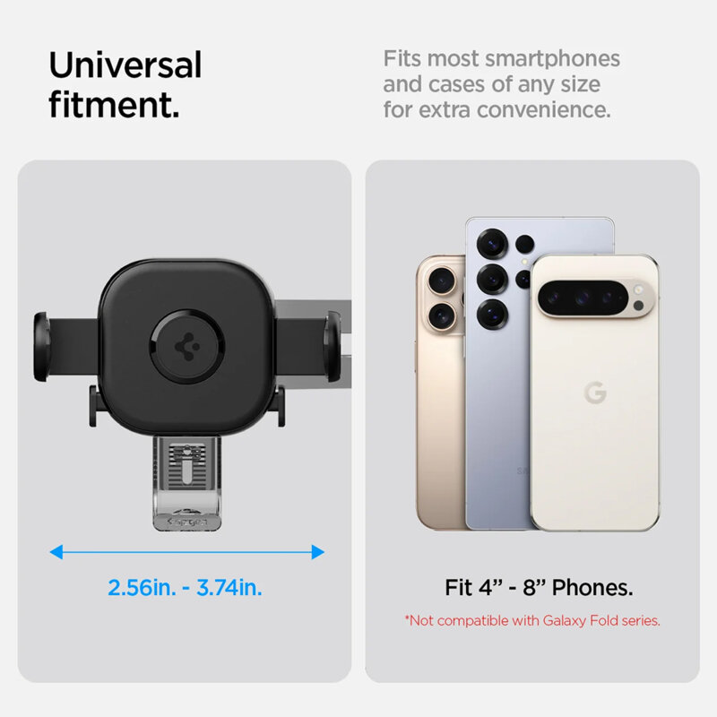 Suport telefon Spigen pentru display Tesla, fara adeziv, ajustabil