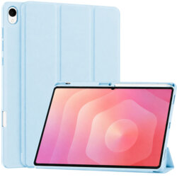 Husa Samsung Galaxy Tab S12 Plus Techsuit Flex Trifold Pen, bleu