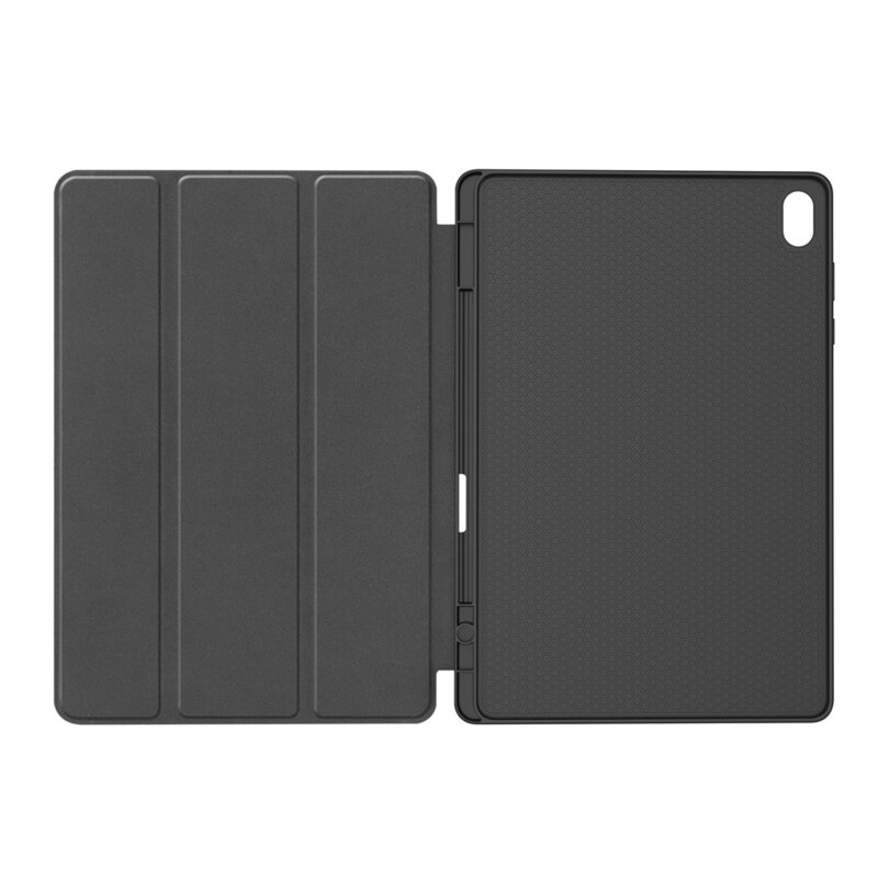 Husa Samsung Galaxy Tab S12 Plus Techsuit Flex Trifold Pen, negru