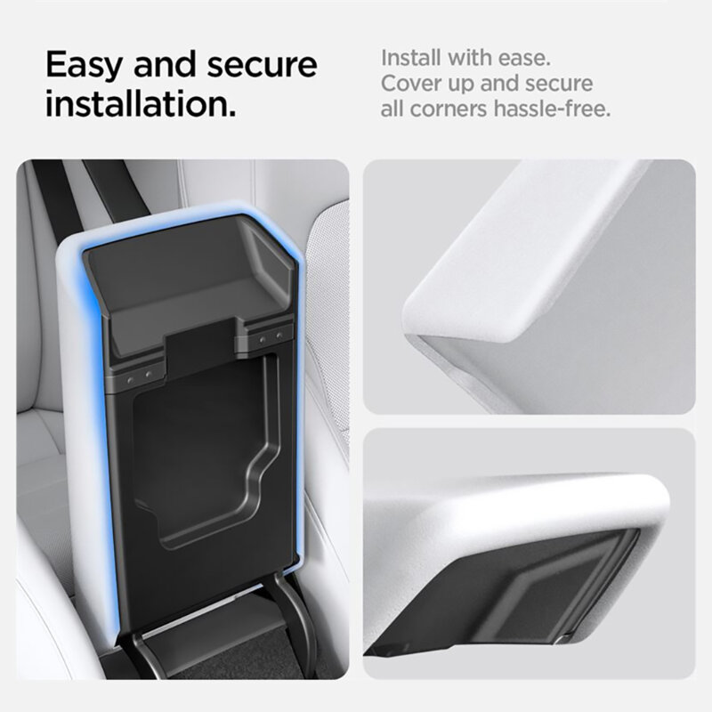 Husa pentru cotiera Tesla Highland/Juniper, Spigen, alb