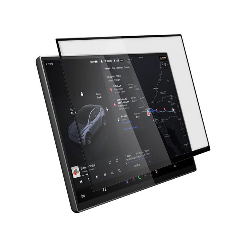 Folie sticla pentru ecranul de 16'' Tesla Model Y (2026), Spigen, negru